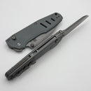 Thermic Tactical Subzero 2026A Artic Gray G-10 Handles w/ Titanium Accents & 3.75" Stonewash M390