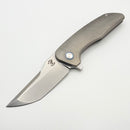 Pre-Owned Mechforce & Barker Knives Collab Hokkaido w/ Titanium Handles & Stonewash MagnaCut