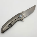 Pre-Owned Mechforce & Barker Knives Collab Hokkaido w/ Titanium Handles & Stonewash MagnaCut