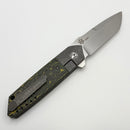 Pre-Owned Mechforce Peter Carey Collab Roadster w/ Toxic Green Fat Carbon Inlaid Titanium Handles & M390