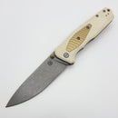 Thermic Tactical Plasma 2026C Ivory G-10 Handles w/ Titanium Accents & 4" Stonewash M390