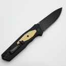 Thermic Tactical Plasma 2026C Black G-10 Handles w/ Titanium Accents & 4" Blackwash M390