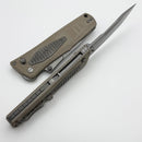 Thermic Tactical Plasma 2026B Desert Tan Micarta Handles w/ Titanium Accents & 4" Stonewash M390