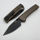 Chaves Knives Scapegoat 229 w/ Magnetic Bronze Titanium Integral Handle & Chisel PVD M390