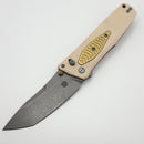 Thermic Tactical Plasma 2026B Ivory G-10 Handles w/ Titanium Accents & 4" Stonewash M390