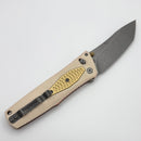 Thermic Tactical Plasma 2026B Ivory G-10 Handles w/ Titanium Accents & 4" Stonewash M390