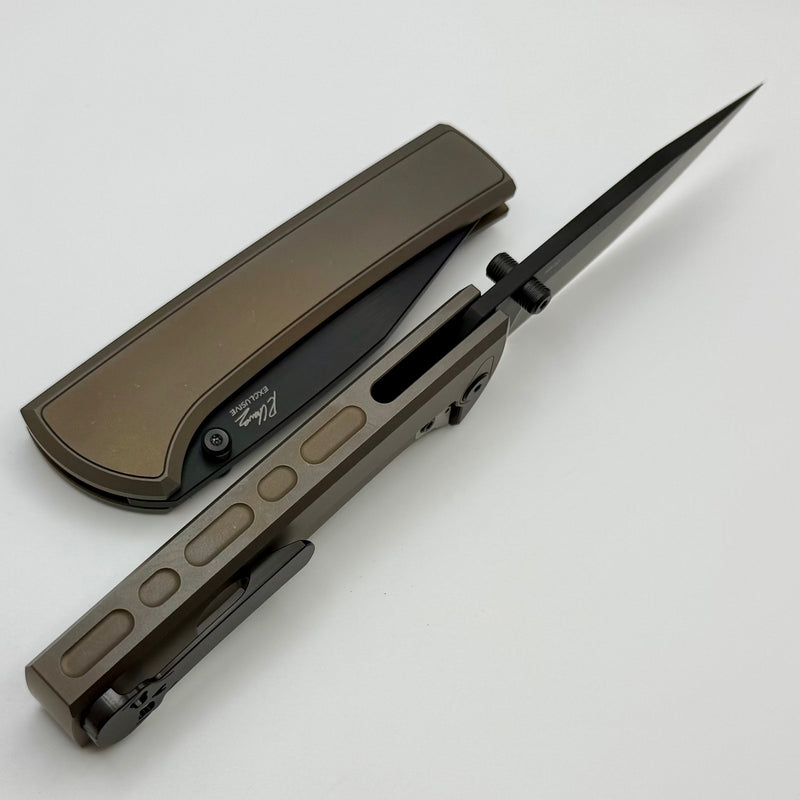 Chaves Knives Scapegoat 229 w/ Magnetic Bronze Titanium Integral Handl