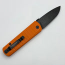 Thermic Tactical Subzero 2026B Orange G-10 Handles w/ Titanium Accents & 3.5" Blackwash M390