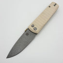 Thermic Tactical Subzero 2026B Ivory G-10 Handles w/ Titanium Accents & 3.5" Stonewash M390