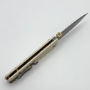 Thermic Tactical Subzero 2026B Ivory G-10 Handles w/ Titanium Accents & 3.5" Stonewash M390