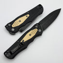 Thermic Tactical Plasma 2026A Black G-10 Handles w/ Titanium Accents & 4" Blackwash M390