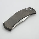 Custom Knife Factory Konygin Barm Titanium Handles w/ M398 (Consignment)