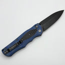 Thermic Tactical Plasma 2026A Blue Micarta Handles w/ Titanium Accents & 4" Blackwash M390