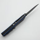 Thermic Tactical Plasma 2026A Blue Micarta Handles w/ Titanium Accents & 4" Blackwash M390