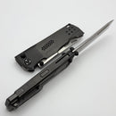 Poikilo Blade Denzoku Titanium Handles w/ Pearlescent Stonewash M398