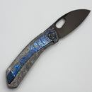 Poikilo Blade Vulpex Crab Midtech Crystal Titanium Handles w/ ZircuTi Accents & Mirror Stonewash DLC M398