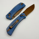 North Mountain Blade Coyote Yamainu Blue Micarta w/ 10CR15MOV Blade 2603-BLMCT