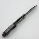 Poikilo Blade Vulpex Crab Midtech Crystal Titanium Handles w/ ZircuTi Accents & Mirror Stonewash DLC M398