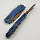 North Mountain Blade Coyote Yamainu Blue Micarta w/ 10CR15MOV Blade 2603-BLMCT