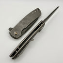 Defiant 7 Servo w/ Textured Titanium Handles & 3.5" Damascus