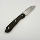 Tuya Knife Haze Fixed Blade Carbon Fiber w/ 3V Britney Blue Sheath