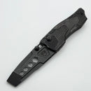 Poikilo Blade Task Knives Ark Dark Stonewash Titanium w/ Blackened Crystal Titanium Inlays Handles & Dark Stonewash M390 Utility Pry