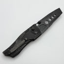 Poikilo Blade Task Knives Ark Dark Stonewash Titanium w/ Blackened Crystal Titanium Inlays Handles & Dark Stonewash M390 Utility Pry