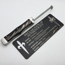 Marfione Custom Masterpiece Satin Stainless Body w/ Buffalo Horn Scales & Mirror D/E M390MK