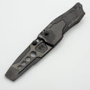 Poikilo Blade Task Knives Ark DLC Titanium w/ Blackened Crystal Titanium Inlays Handles & Pearlescent DLC Stonewash M390 Utility Pry