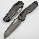 Microtech Marfione Select MSI RAM LOK DLC Slab Side Titanium Handles w/ DLC Accents & DLC M390MK 210-1DLCTMS1