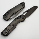Microtech Marfione Select MSI RAM LOK DLC Slab Side Titanium Handles w/ DLC Accents & DLC M390MK 210-1DLCTMS1