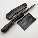 Microtech Marfione Select MSI RAM LOK DLC Slab Side Titanium Handles w/ DLC Accents & DLC M390MK 210-1DLCTMS1