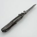Poikilo Blade Task Knives Ark Titanium w/ Brown Titanium Inlays Handles & Pearlescent Stonewash M390 Utility Pry