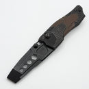 Poikilo Blade Task Knives Ark Dark Stonewash Titanium w/ Brown Titanium Inlays Handles & Dark Stonewash M390 Utility Pry