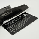 Microtech Marfione Select MSI RAM LOK DLC Slab Side Titanium Handles w/ DLC Accents & DLC Part Serrated M390MK 210-2DLCTMS1