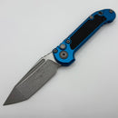Pre-Owned Microtech Knives LUDT Gen III Apocalyptic Tanto w/ Blue Handle 1136-10APBL