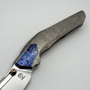 Poikilo Blade VK-Odon Midtech Crystal Titanium Handles w/ ZircuTi Accents & Mirror Stonewash M398