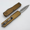 Microtech UTX-85 Gen IV w/ Tan Handle & Stonewash D/E M390MK 12324-10TA