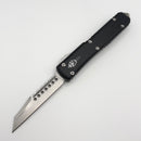 Pre-Owned Microtech Ultratech Warhound Stonewash Standard & Black 119W-10S