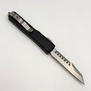 Pre-Owned Microtech Ultratech Warhound Stonewash Standard & Black 119W-10S
