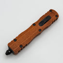 Microtech Dirac Double Edge Weathered Orange 225-1WOR