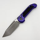Pre-Owned Microtech Knives LUDT Gen III Apocalyptic Tanto w/ Purple Handle 1136-10APPU