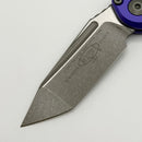 Pre-Owned Microtech Knives LUDT Gen III Apocalyptic Tanto w/ Purple Handle 1136-10APPU
