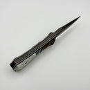 Aux Mfg Coffin Leaf Handmade OD Green & White G-10 w/ AEB-L Blade