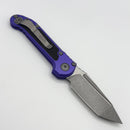 Pre-Owned Microtech Knives LUDT Gen III Apocalyptic Tanto w/ Purple Handle 1136-10APPU
