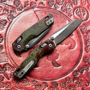 Microtech MSI RAM LOK Mini Outbreak Fluted Aluminum Handles w/ M390MK Signature Series 210M-1FLOBS