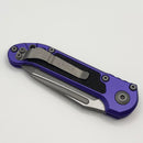 Pre-Owned Microtech Knives LUDT Gen III Apocalyptic Tanto w/ Purple Handle 1136-10APPU