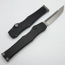 Microtech Marfione Select Halo VII Black Handle w/ 4.5" Part Serrated Stonewash Tanto M390MK 1351-11MS1