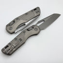 Microtech Knives MSI RAM LOK Natural Clear Frag Aluminum & Apocalyptic M390MK 210-10APFRNC