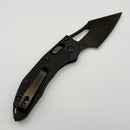 Pre-Owned Microtech Knives Manual M-Stitch RAM LOK DLC Shadow Frag Aluminum Handles & 3" M390MK 169MRL-1DLCTFRSH